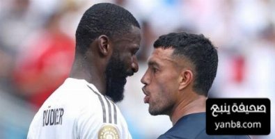  شاهد شجار روديغر مع لاعب باتشوكا